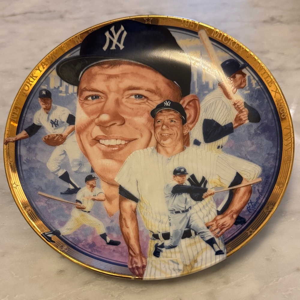 New York Yankees Commemorative Plate